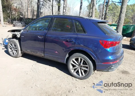 2022 Audi Q3 Premium S Line 45 z USA, uszkodzony, nr VIN WA1DECF34N1108462